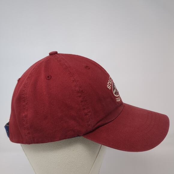 Structure Track & Field Strapback Hat Red One Size Adjustable 6 Panel - Picture 4 of 8